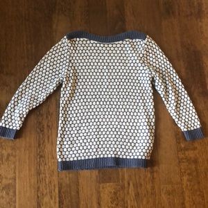 EUC Loft Size Small Blue & White sweater